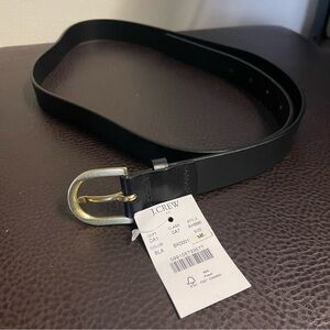 J.Crew Black Leather Belt